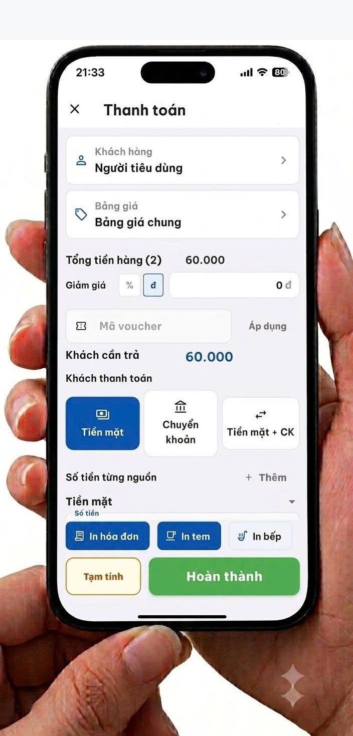 Quản lý ca thu ngân và chốt ca không thất thoát tiền
