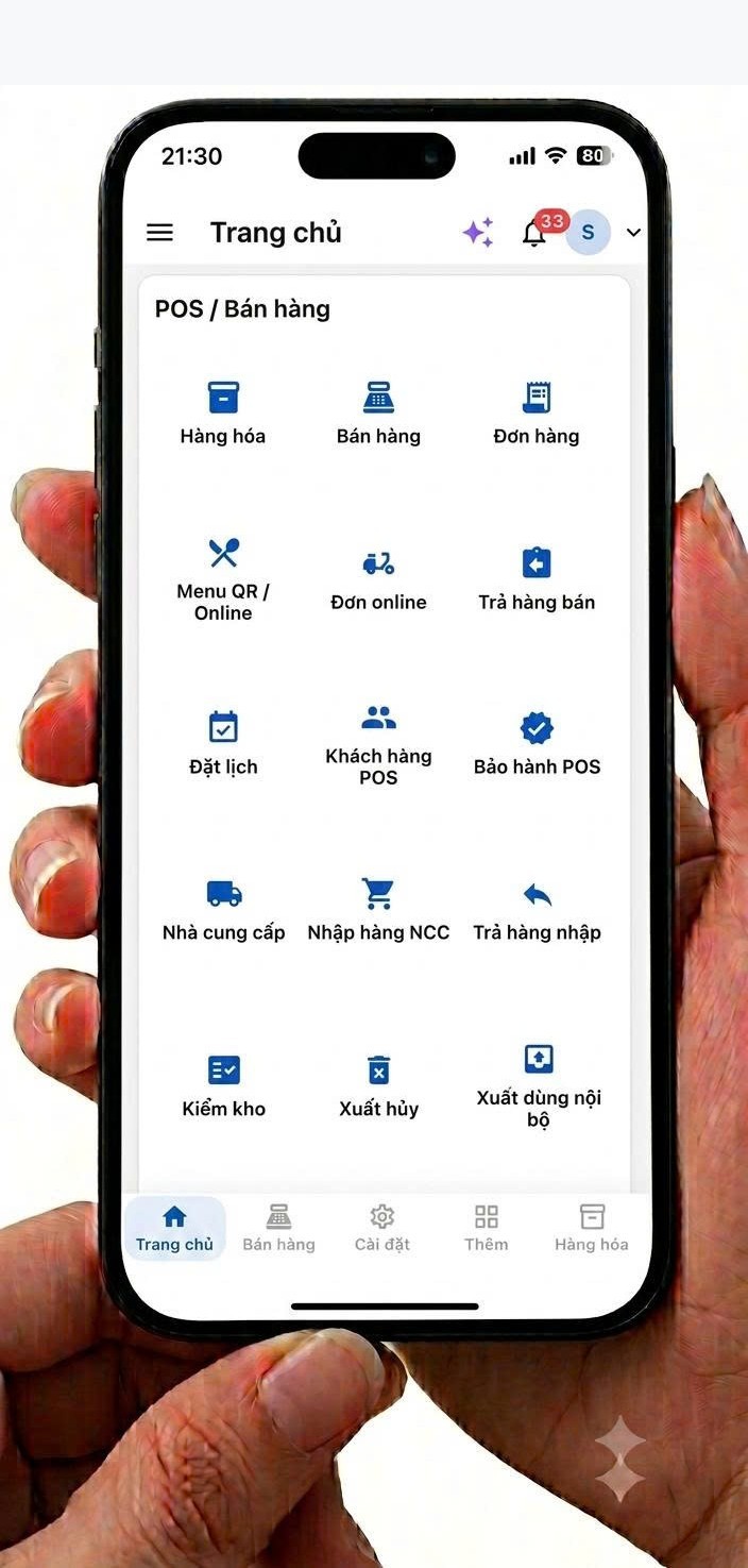 Phần mềm bán hàng theo ngành: cà phê, nhà hàng, quán nhậu, bi-a, spa, homestay, bán lẻ